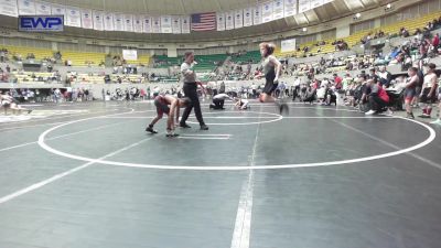 76 lbs Quarterfinal - Mathis Theodore, Team Conquer Wrestling vs Preston Brown, Cyclone Youth Wrestling