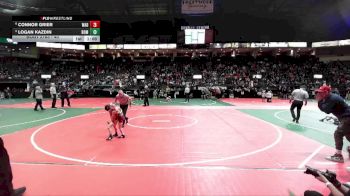 40 lbs 1st Place Match - Logan Kazdin, BOM2 vs Connor Grier, WAD1