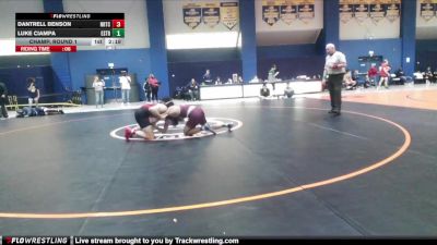 184 lbs Champ. Round 1 - Luke Ciampa, East Stroudsburg vs Dantrell Benson, Noke Wrestling RTC