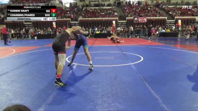 137 lbs Semifinal - Channing Phares, Billings Wrestling Club vs Korbin Kraft, Minot High School