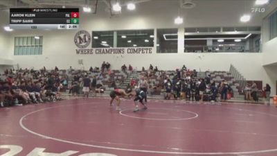 133 lbs Placement Matches (16 Team) - Aaron Klein, Palomar vs Tripp Saire, Cerritos