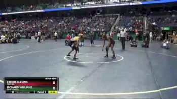4A 132 lbs Cons. Semi - Richard Williams, Gray`s Creek vs Ethan Blevins, Topsail