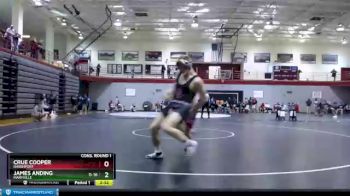 197 lbs Cons. Round 1 - Crue Cooper, Davenport vs James Anding, Maryville