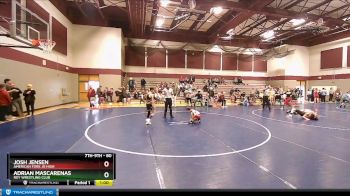 80 lbs Cons. Round 2 - Adrian Mascarenas, Roy Wrestling Club vs Josh Jensen, American Fork Jr High