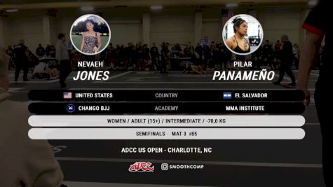 Nevaeh Jones vs Pilar Panameño 2025 ADCC Charlotte Open