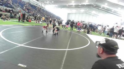 58 lbs Consi Of 8 #2 - Leo Clark, Stout Wrestling Academy vs Wheeler Malouf, Prescott Valley Bighorns