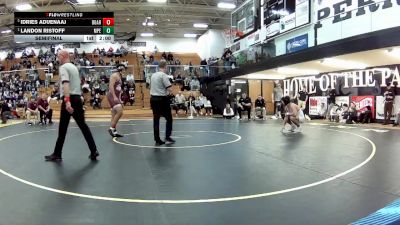 215 lbs Semifinal - Landon Ristoff, Perry (Massillon) vs Idries Aduenaaj, Boardman