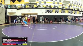 113 lbs Semifinal - Brady Byrd, Maurer Coughlin Wrestling Club vs Nolan Riley, Columbus North Wrestling Club
