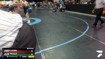 5A 133 lbs Cons. Round 1 - Joseph Lucero, La Cueva vs Jacob Trujillo, Santa Fe