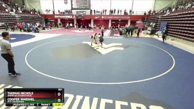 157 lbs Semifinal - Cooper Warshel, Pitt-Johnstown vs Thomas Nichols, American International