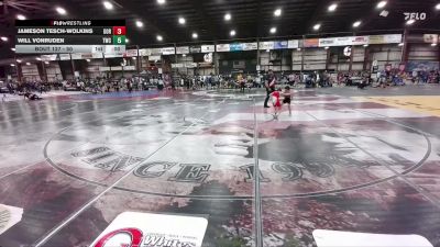 50 lbs Cons. Round 2 - Lexyn Thompson, Colstrip Wrestling Club vs Blake Wasserburger, CWC Thunder