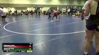 120 lbs Round 1 (6 Team) - Graylee Fox, Montana vs Arianna Ruiz, Charlie`s Angels-FL Pnk