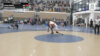 165 lbs Consi Of 16 #1 - Peter Simkins, Unrostered - Funky Monkey vs Joshua Palacio, Air Force
