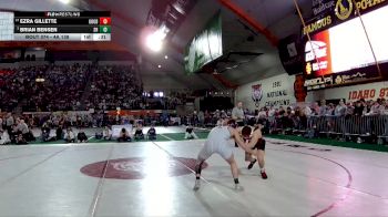 4A 138 lbs Cons. Semi - Ezra Gillette, Gooding vs Brian Bensen, Snake River