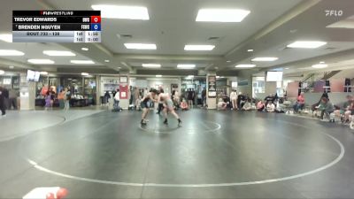 138 lbs Cons. Semi - Trevor Edwards, Buzzsaw Wrestling Club vs Brenden Nguyen, Fighting Squirrels Wrestling Club