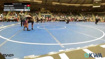 105 lbs Rr Rnd 3 - Brea Brown, Coweta Tiger Wrestling vs Nevaeh Smith, Smith Wrestling Academy