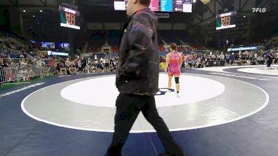 120 lbs Cons. Rd Of 32 - Shai Curtiss, MI vs Madelyn Carmichael, NJ