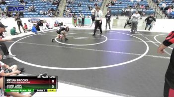 49 lbs 5th Place Match - KRyiah Brooks, RSA Red Storm Wrestling vs Javid Lara, U Town Hammers