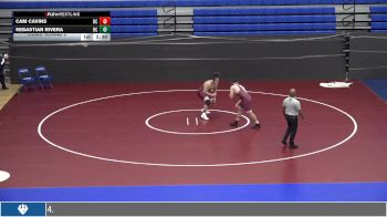 285 lbs Cons. Round 2 - Cam Cavins, Roanoke College vs Sebastian Rivera, Roanoke College