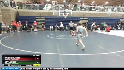 75 lbs Cons. Semi - Jayson Bugher, Homedale Wrestling vs Coyle Cobb, Homedale Wrestling