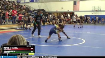 77 lbs Cons. Semi - Adam Galicia, Valdez WC vs Royce Amavizca, Hawkeye WC