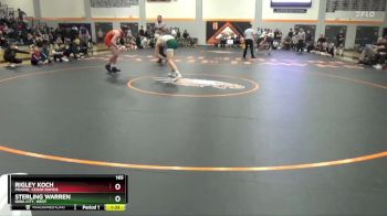 165 lbs 3rd Place Match - Rigley Koch, Prairie, Cedar Rapids vs Sterling Warren, Iowa City, West