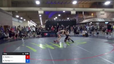 70 kg Cons 32 #2 - Dean Noble, Western Colorado Wrestling Club vs Andrew Torres, Arizona