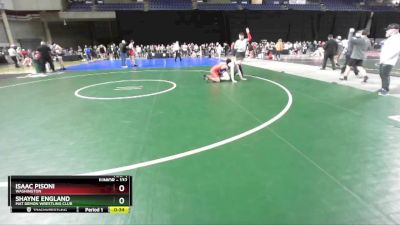 132 lbs Cons. Round 1 - Isaac Pisoni, Washington vs Shayne England, Mat Demon Wrestling Club