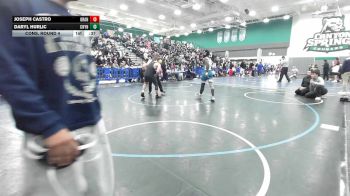 150 lbs Cons. Round 4 - Daryl Hurlic, Canyon Springs vs Joseph Castro, Orange Vista