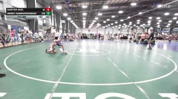 110 lbs Quarterfinal - Sawyer Akel, Ohio Gold - EL vs Henry Hambardzumian, CTWHALE Orca - EL