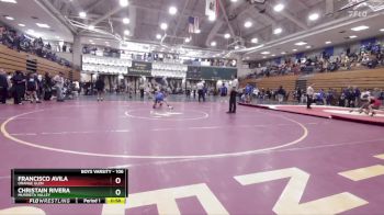 106 lbs Cons. Round 2 - Christain Rivera, Murrieta Valley vs Francisco Avila, Orange Glen