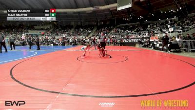 66 lbs Consi Of 4 - Arielli Coleman, Betterman Elite vs Blair Halsted, Sebolt Wrestling Academy