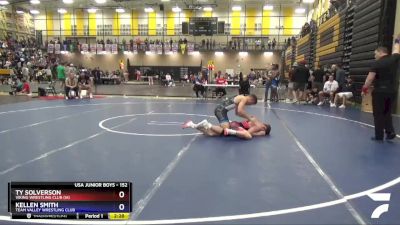 152 lbs Cons. Semi - Ty Solverson, Viking Wrestling Club (IA) vs Kellen Smith, Team Valley Wrestling Club