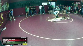 148 lbs Semifinal - Damian Montoya, RED WAVE WC vs Niko Valenzuela, Church Boyz