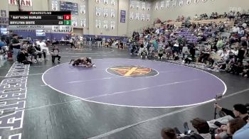 120 lbs Champ. Round 2 - Say`vion Surles, Tullahoma vs Brylynn Brite, Athens