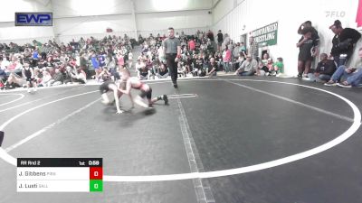 46 lbs Rr Rnd 2 - Jackson Gibbens, Pirate Wrestling Club vs Jet Lusti, Sallisaw Takedown Club