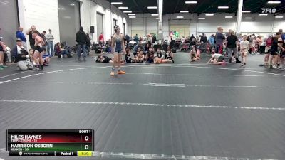 92 lbs Semis (4 Team) - Miles Haynes, Terps Xtreme vs Harrison Osborn, Kraken