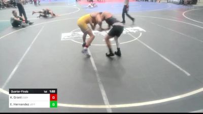 144 lbs Quarterfinal - Kannon Grant, Cody WC vs Enzo Hernandez, Jefferson