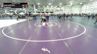 82 lbs Consolation - Isaac Danforth, Agogee WC vs Rj Kendall, Bigfoot Brawlers