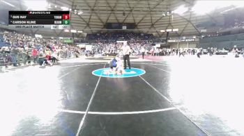 Boys 1B/2B 138 3rd Place Match - Carson Kline, Reardan vs Gus Ray, Tonasket