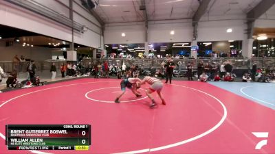 190 lbs Cons. Round 1 - Brent Gutierrez Boswell, Righteous Wrestling Club vs William Allen, NB Elite Wrestling Club