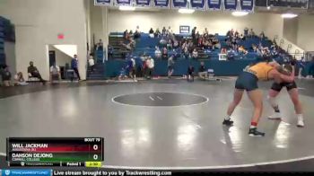 174 lbs Cons. Semi - Will Jackman, Augustana (IL) vs Dahson Dejong, Cornell College
