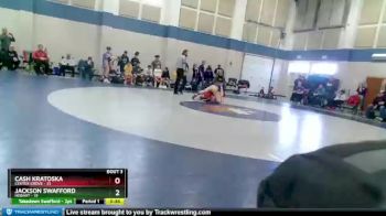 140 lbs Round 2 (4 Team) - Cash Kratoska, Center Grove vs Jackson Swafford, Hobart