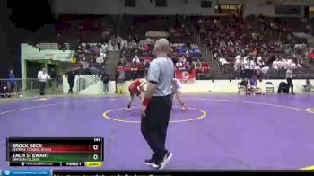 141 lbs Cons. Round 3 - Zach Stewart, Simpson College vs Brock Beck, Central College (Iowa)