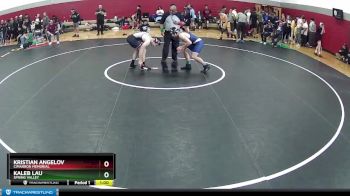 150 lbs Cons. Round 2 - Kristian Angelov, Cimarron Memorial vs Kaleb Lau, Spring Valley