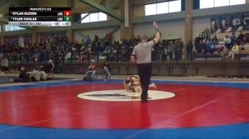 157 lbs Quarterfinal - Tyler Cholas, Laramie vs Dylan Kleven, Laramie