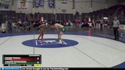 110 lbs Quarterfinal - Jagger Franco, Longwood vs Connor Novakowski, Wyoming Area Hs