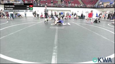 88 lbs Consi Of 8 #2 - Tyler Haxel, Lions Wrestling Academy vs JP Cooper, Bristow Elementary Wrestling Club