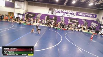 49 lbs Cons. Round 2 - Ryker Ascarte, Salt Flats Wrestling Club vs Alai Powell, Charger Wrestling Club