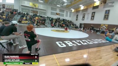 132 lbs Cons. Semi - Elias Marques, Riverton Middle School vs Xavier Hetland, Rocky Mountain Middle School